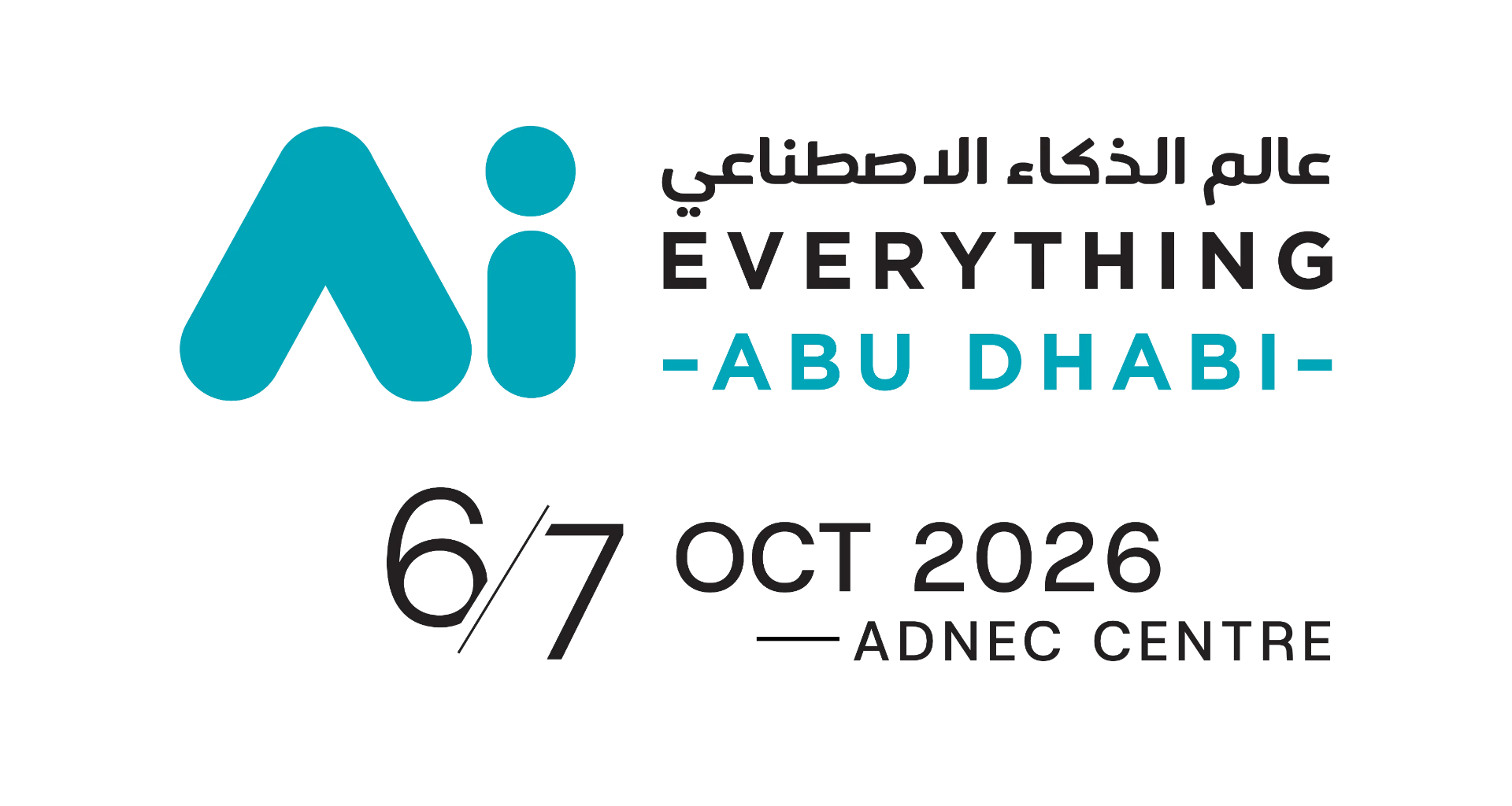AI Everything Abu Dhabi 2026 logo — 6/7 October, ADNEC Centre